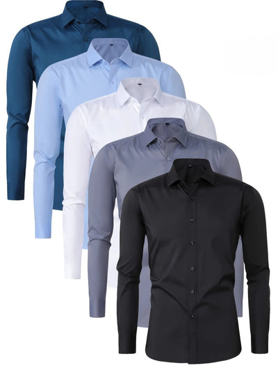 Valestra™ | Elegante camicia a maniche lunghe con bottoni