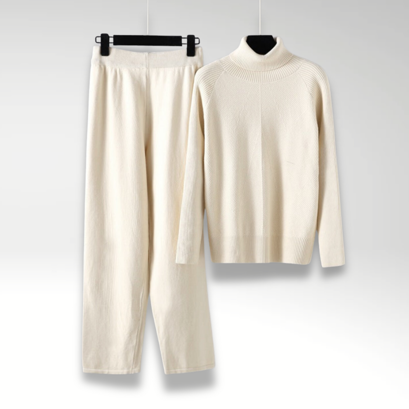 Valestra™ | Completo due pezzi Lounge in maglia a treccia