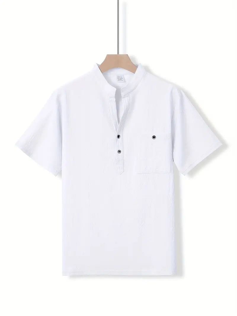 Valestra | Camicia elegante a maniche corte
