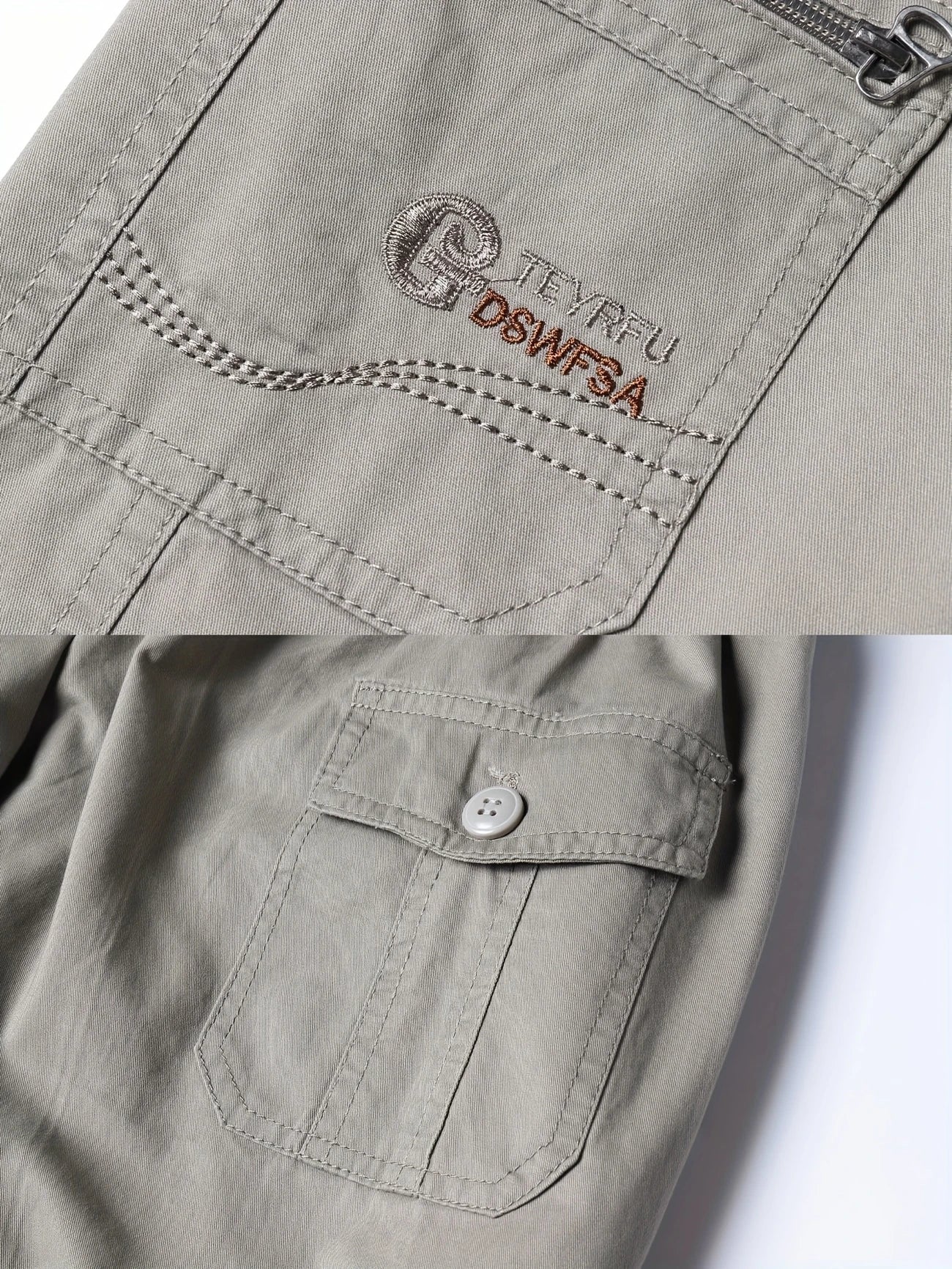 Valestra | Pantaloni cargo corti leggeri con tasche