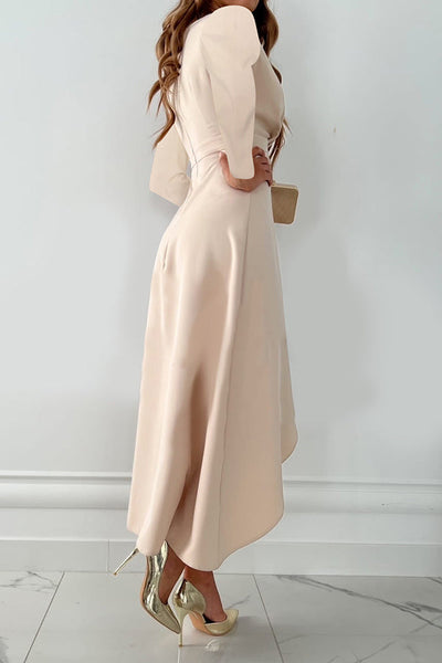 Valestra | Long Sleeve Midi Dress