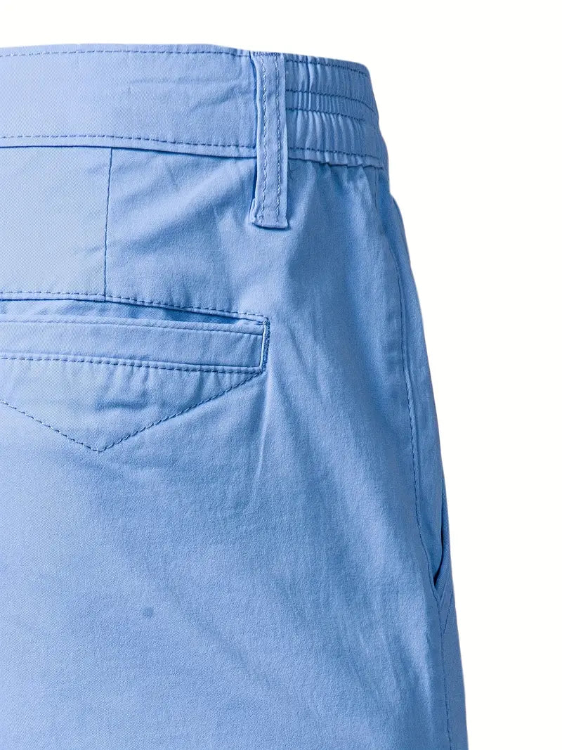 Valestra | Pantaloni corti in cotone con tasche