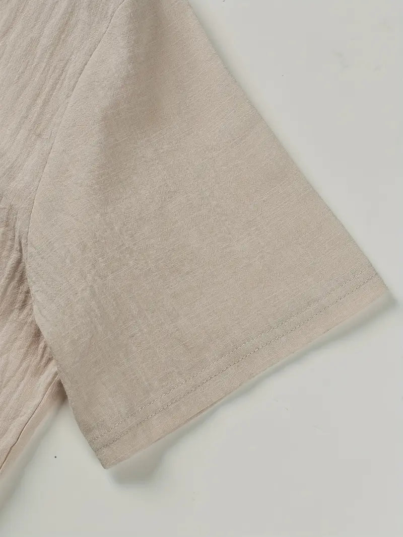 Valestra | Camicia elegante a maniche corte