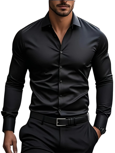 Valestra™ | Elegante camicia a maniche lunghe con bottoni