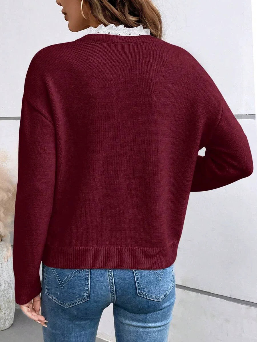 Valestra | Bluse med fransk krave