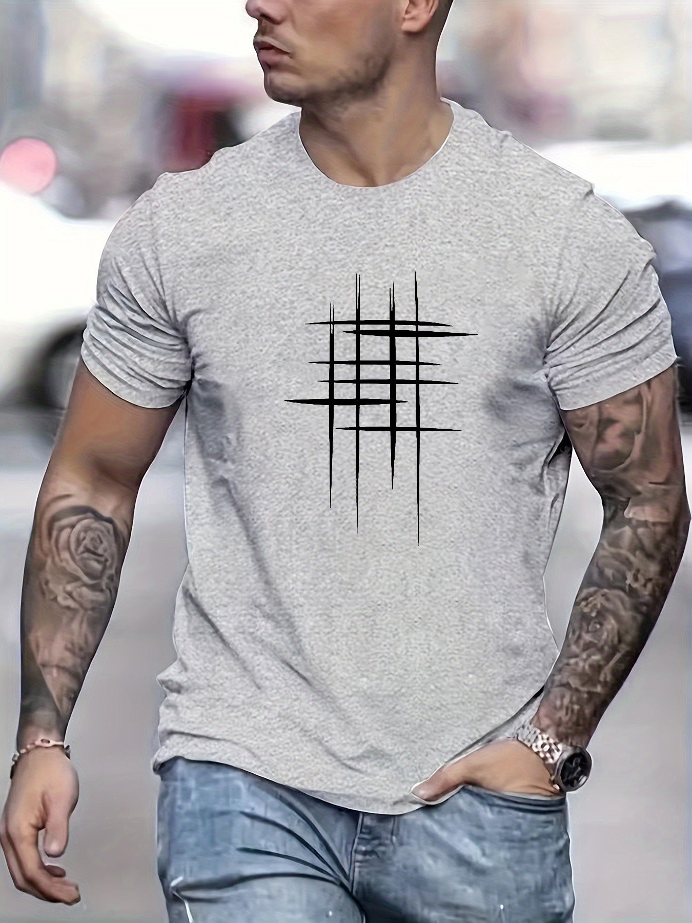 Valestra™ | T-shirt elegante a manica corta con stampa grafica