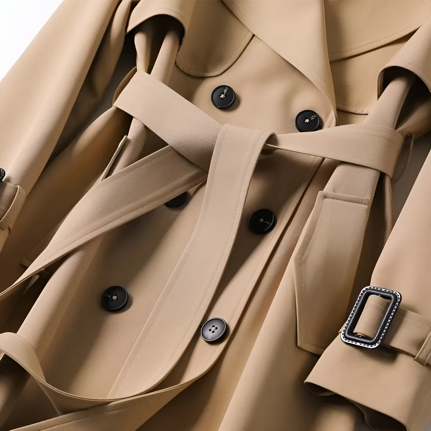 Elegant trenchcoat med tidløs stil