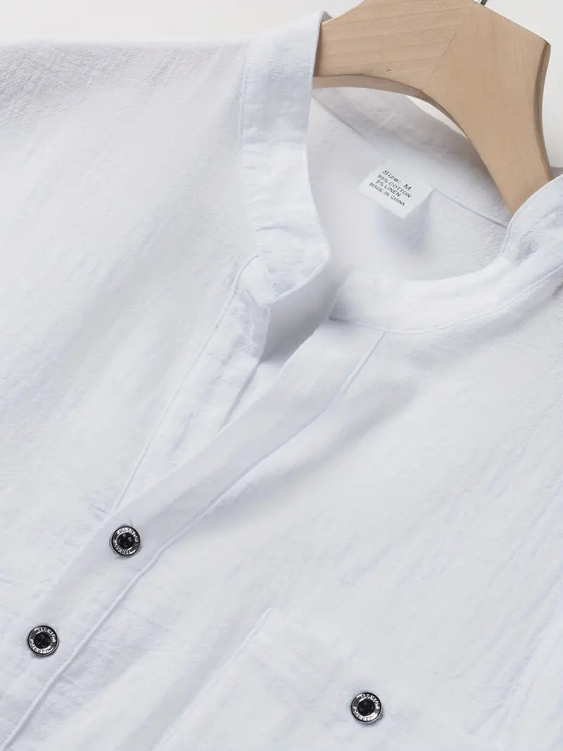 Valestra | Camicia elegante a maniche corte