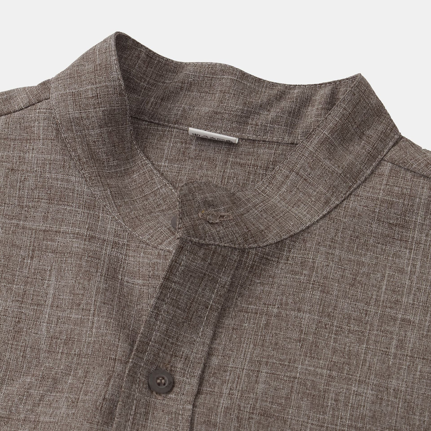 Valestra™ | Camicia in cotone unita con bottoni.