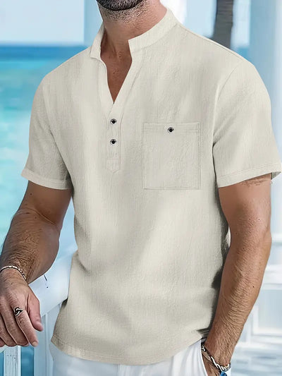 Valestra | Camicia elegante a maniche corte