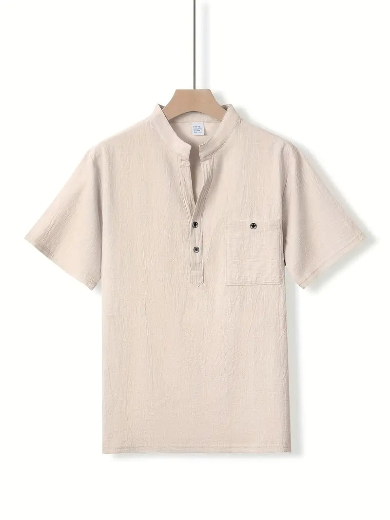 Valestra | Camicia elegante a maniche corte