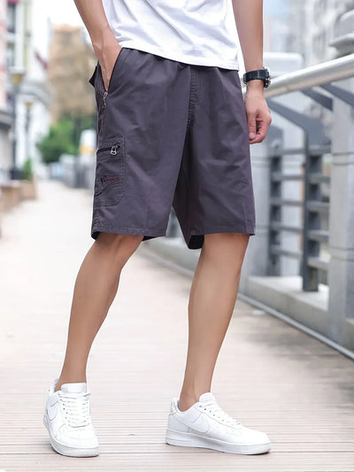Valestra | Pantaloni cargo corti leggeri con tasche