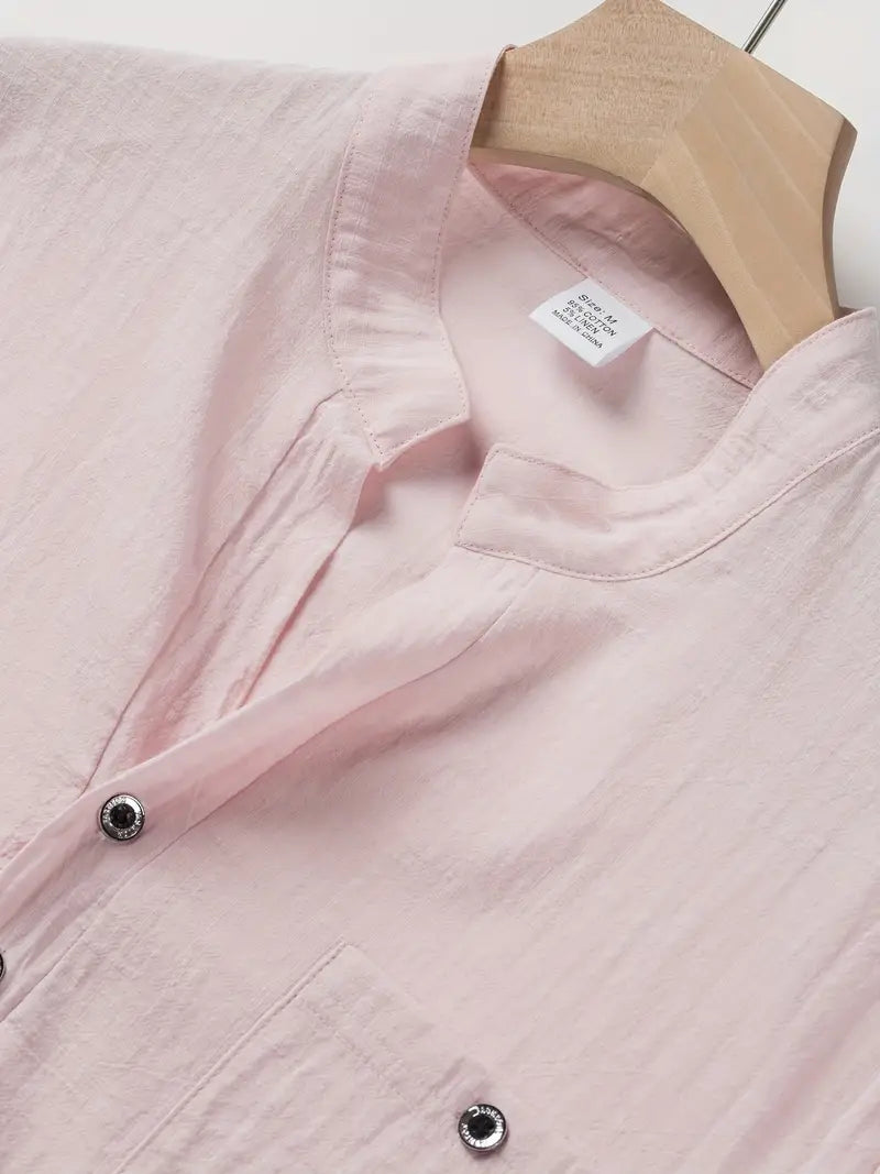 Valestra | Camicia elegante a maniche corte