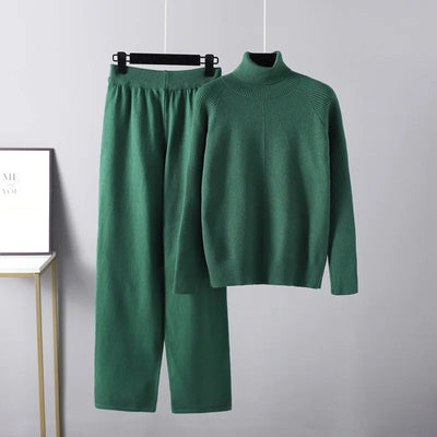 Valestra™ | Completo due pezzi Lounge in maglia a treccia