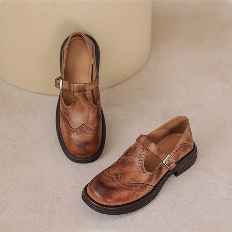 Valestra | Elegante Mary Janes i læder
