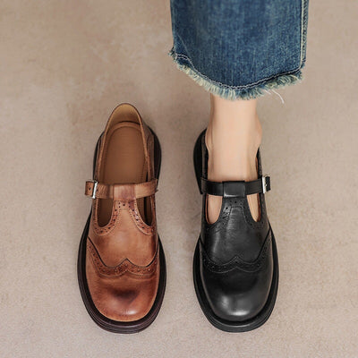 Valestra | Elegante Mary Janes i læder