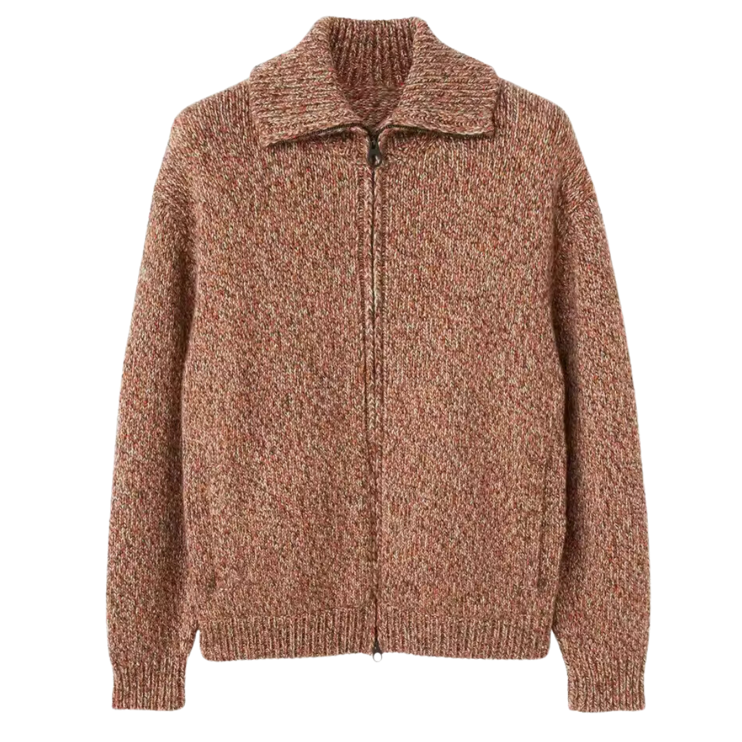 Valestra | Bomber con zip in lana d’alpaca