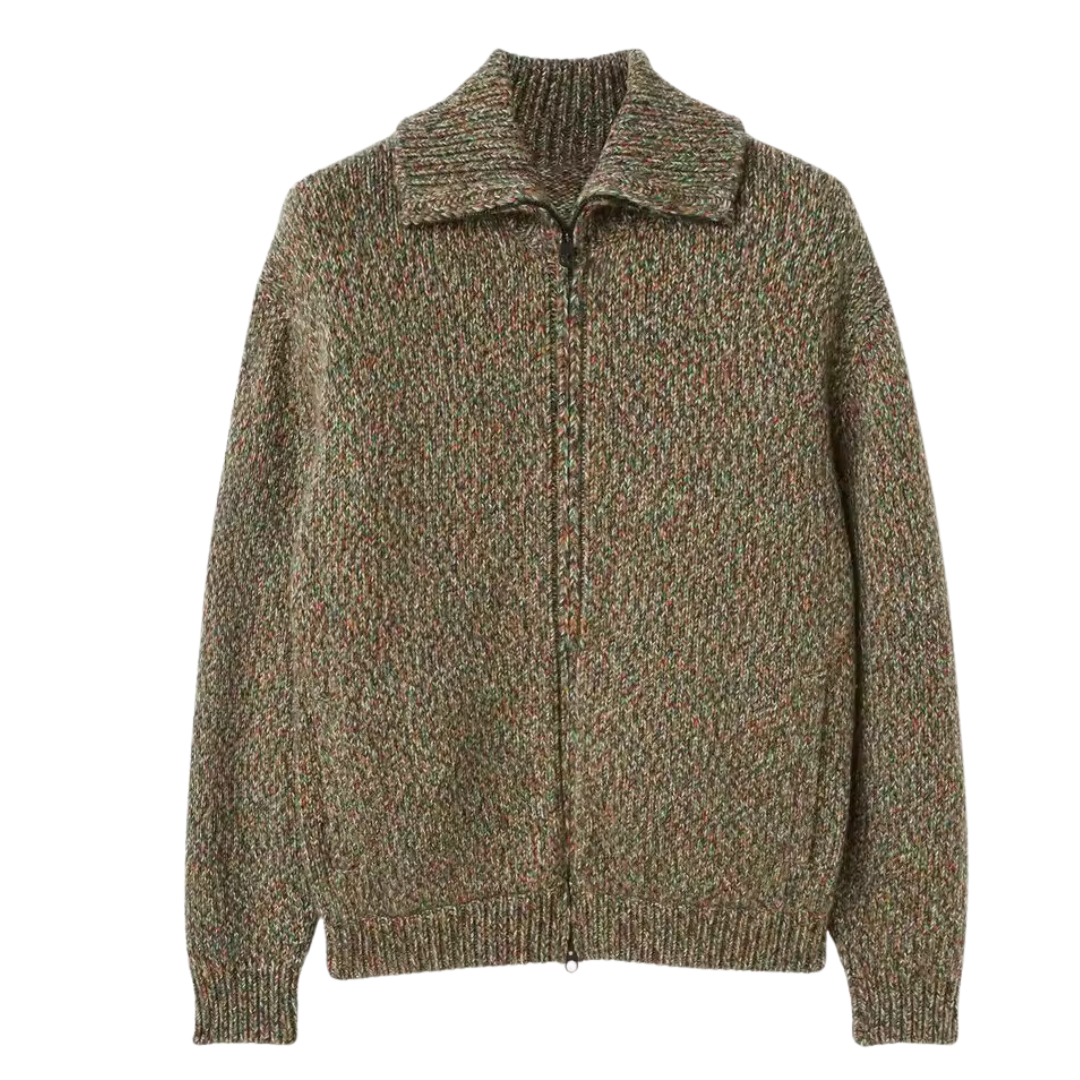 Valestra | Bomber con zip in lana d’alpaca